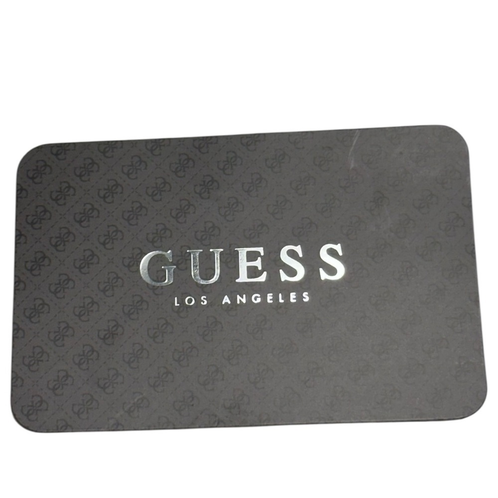 GUESS Los Angeles Navy Blue faux leather wristlet wallet. - Picture 6 of 6